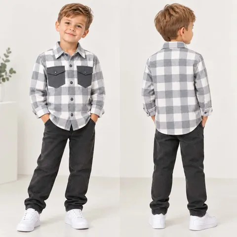 Marškiniai languoti šilti - Image 2