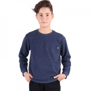 Kokybiškas Breeze mėlynas džemperis berniukui