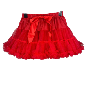 raudonas Tutu sijonas mergaitei