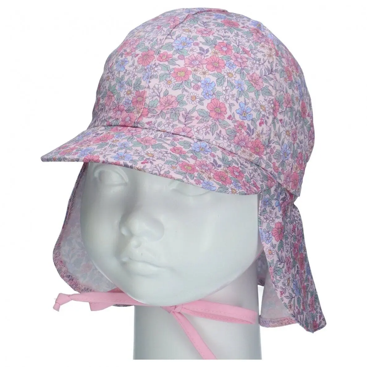 Tuitu kepurė su kaklo apsauga mergaitei Gėlytės - Image 6